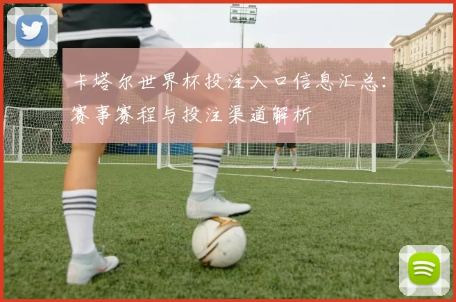 卡塔尔世界杯投注入口信息汇总:赛事赛程与投注渠道解析