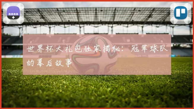 世界杯大礼包独家揭秘：冠军球队的幕后故事