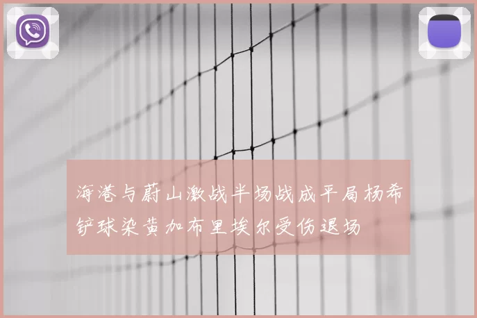 海港与蔚山激战半场战成平局杨希铲球染黄加布里埃尔受伤退场